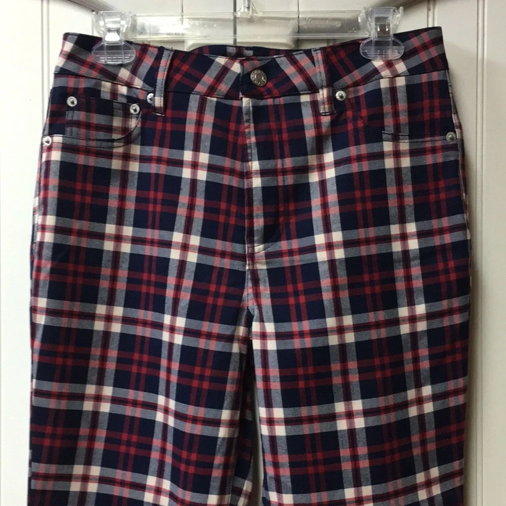 OAT Already Checked Cropped Plaid Pants Punk Ska